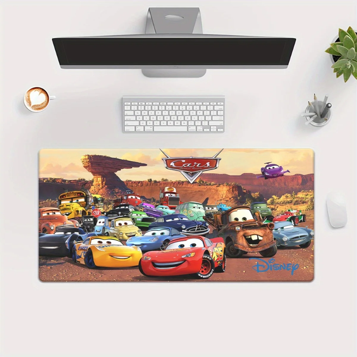 1pc Disney Cars, Various Characters HD Printed Pad for Desk, Multi Functional XXL Mousepad, Keyboard Gaming Mouse Mats, Office C