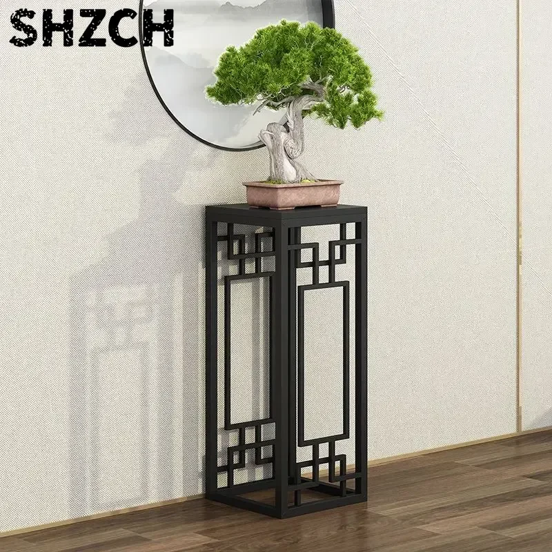 Console Tables for Hallway Chinese Flower Stand Wrought Iron Decoration Shelf Balcony Living Room Entryway Table Mesas Salon Ins