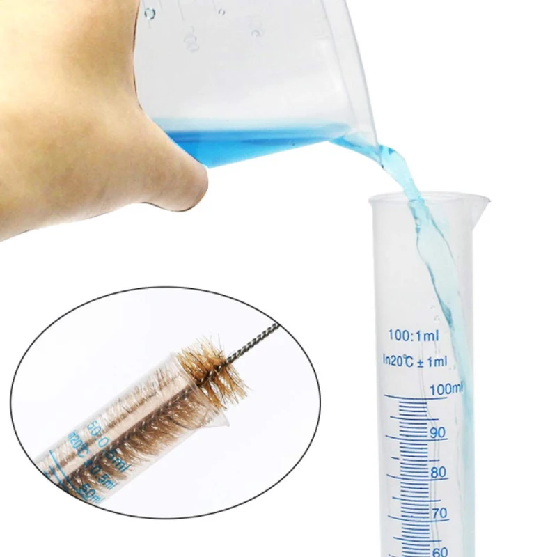 1/3pcs 10ml-1000ml Transparent Measuring Plastic Graduated Cylinder Plastic  Trial Test Liquid Tube Lab Tool