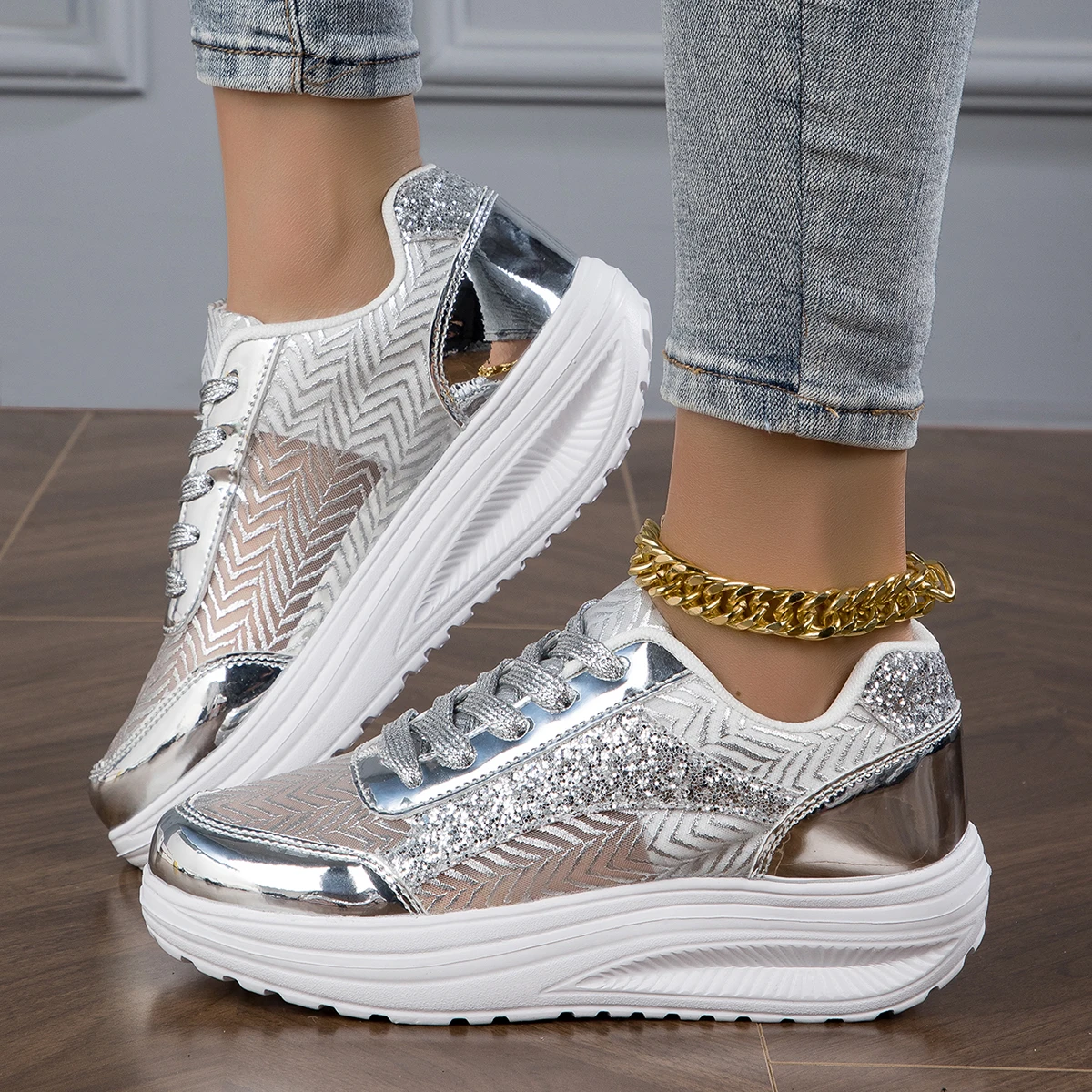 New Sneakers Women Casual Shoes Mesh Mesh Flat Anti-Slip Women Sneakers Outdoor Trainer Female Shoes baskets femme