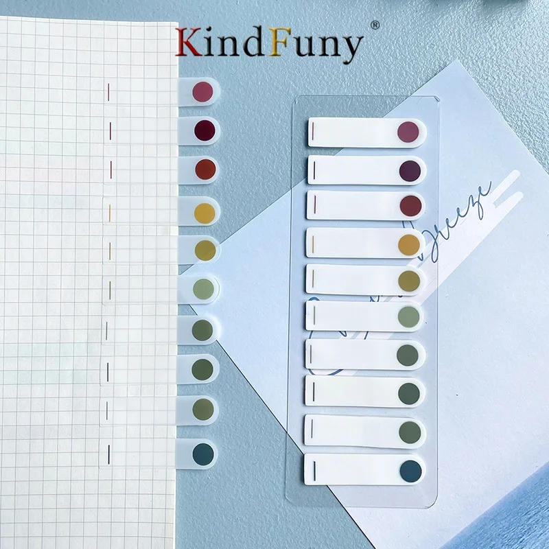 200 قطعة علامات تبويب مؤشر ذاتية اللصق علامات الصفحة شفافة مقاوم للماء ملاحظات لاصقة لتصنيف الملفات ملصقات مخطط الأعلام #6