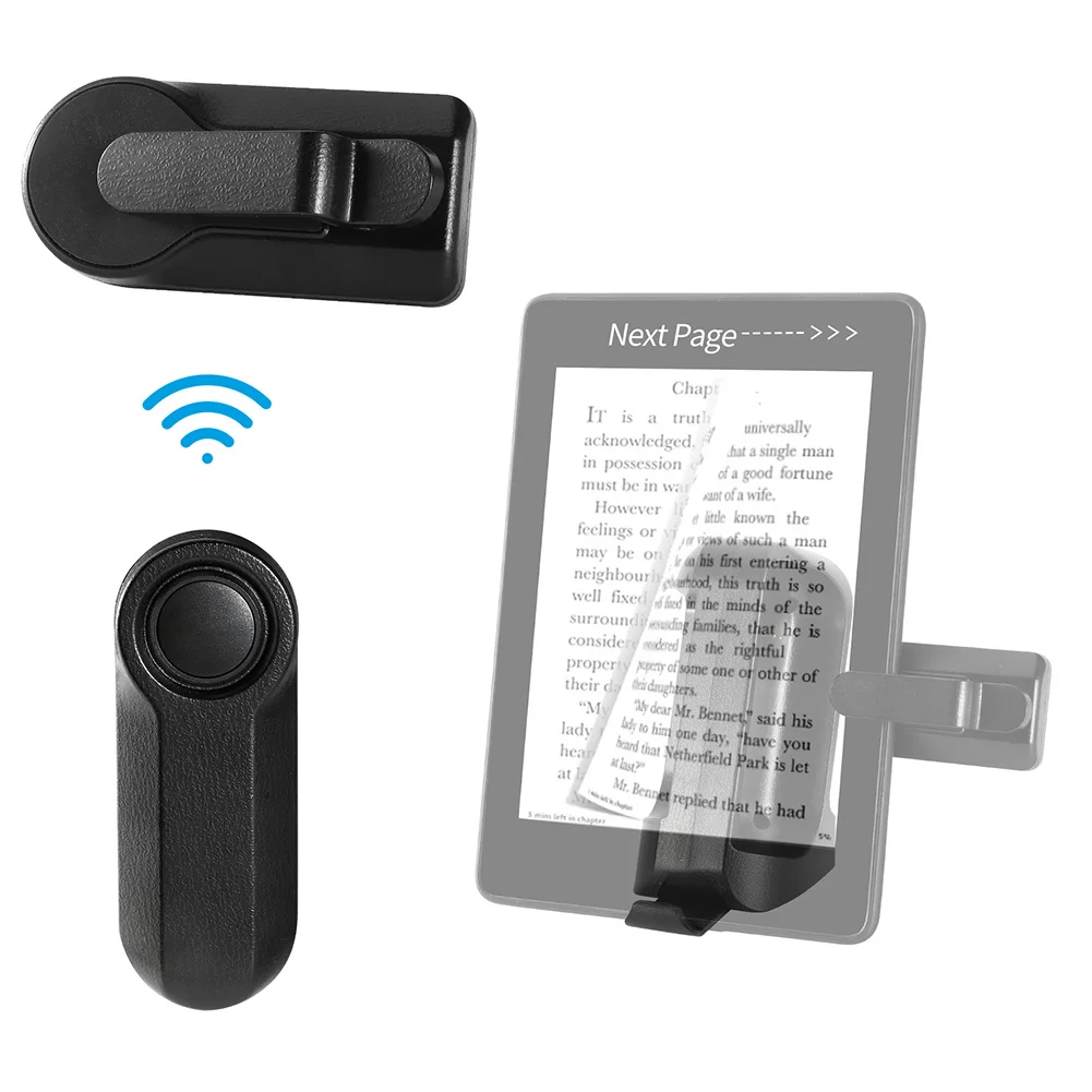 

RF Remote Control Page Turner Remote Photo and Video Page Turner Clicker Clicker Page Turner for iPad Tablets Reading Novels