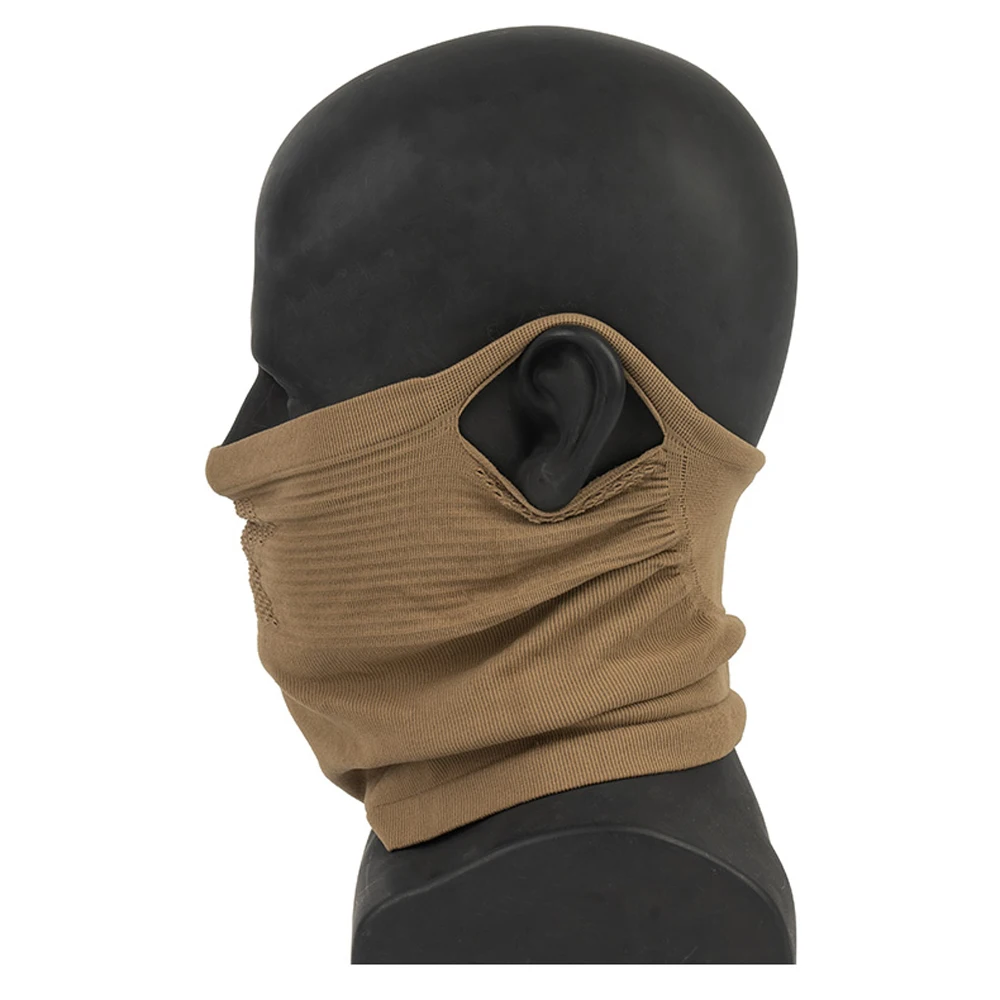 Tactical Protective Steel Mesh Face Mask Breathable Knit Neck Gaiter for Wargame Cosplay  Outdoor Combat Training Gear