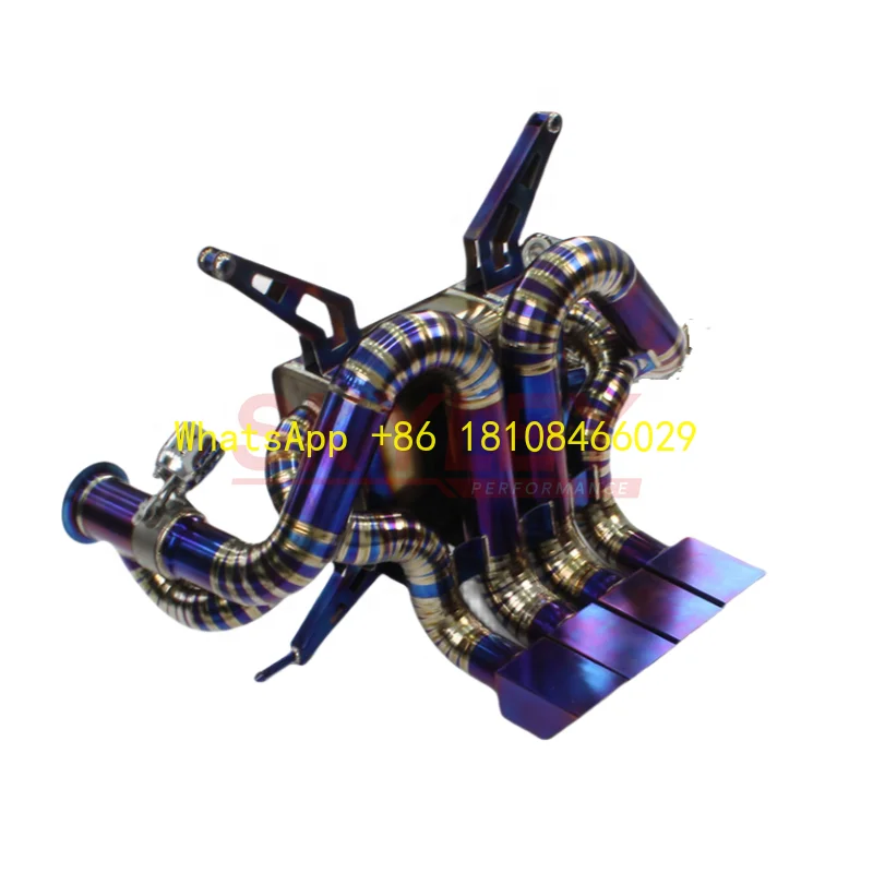 

Титановая выхлопная система для выхлопной системы с клапаном для Lamborghini Aventador Lp700 LP750