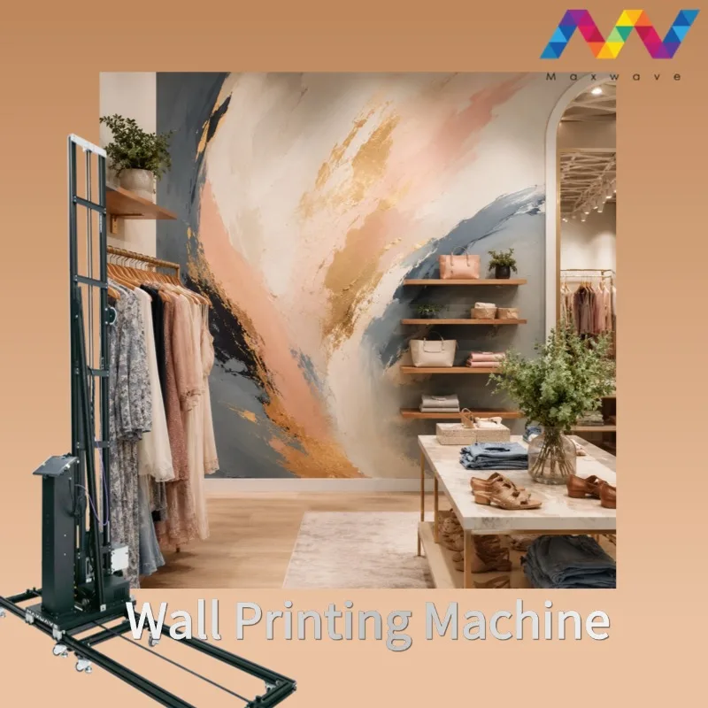 Imprimante murale portable 5 2880DPI, imprimante UV, machine d'impression murale verticale pour la décoration de la maison et l'utilisation commerciale