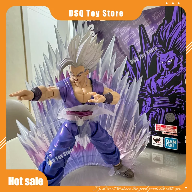 Dragon Ball periférico doméstico Shf bestia limitada Gohan articulaciones figuras móviles juguetes geniales modelos de batalla adornos de escritorio regalos