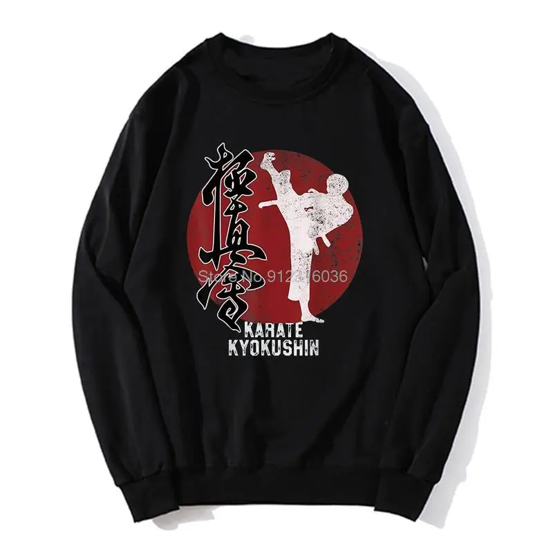 Japanese Kyokushin Hoodie Karate Martial Art Gift Hoodies Men Sweater Unisex O-Neck Pullovers Sweatshirt Harajuku Streetwear