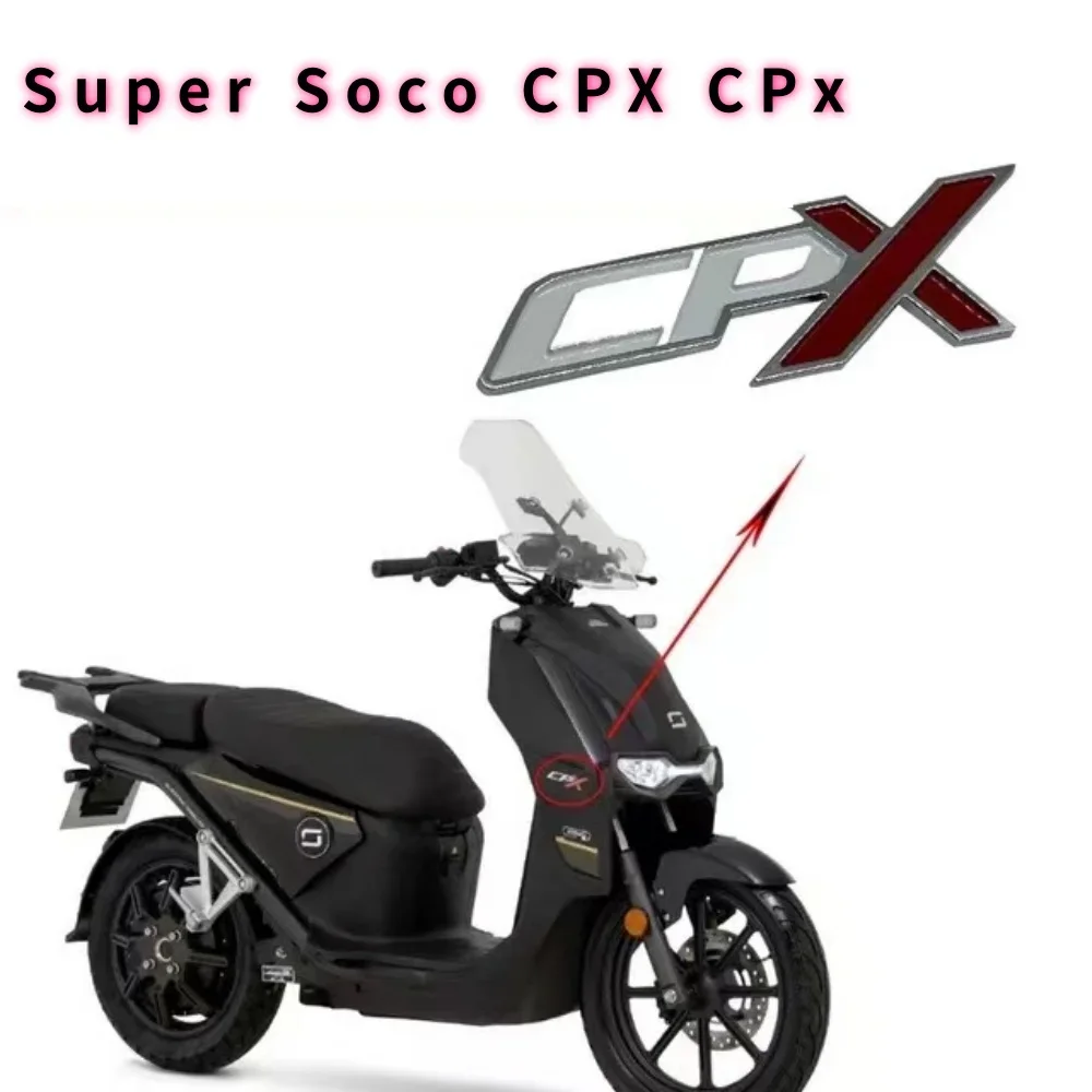 Suitable for Super Soco Cpx Cpx Full Car Logo Decal Front Guard Sticker