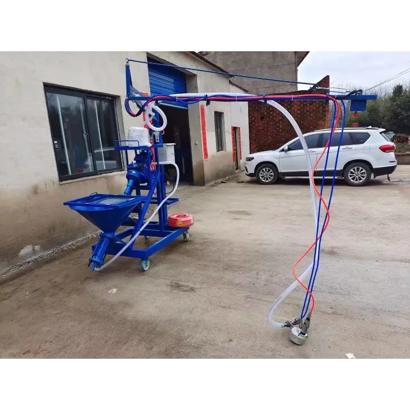 Customized Factory Outlet Building GRC Glass Fiber Spraying Machine Gypsum Relief Wallboard Spraying Production Equipment For Sa