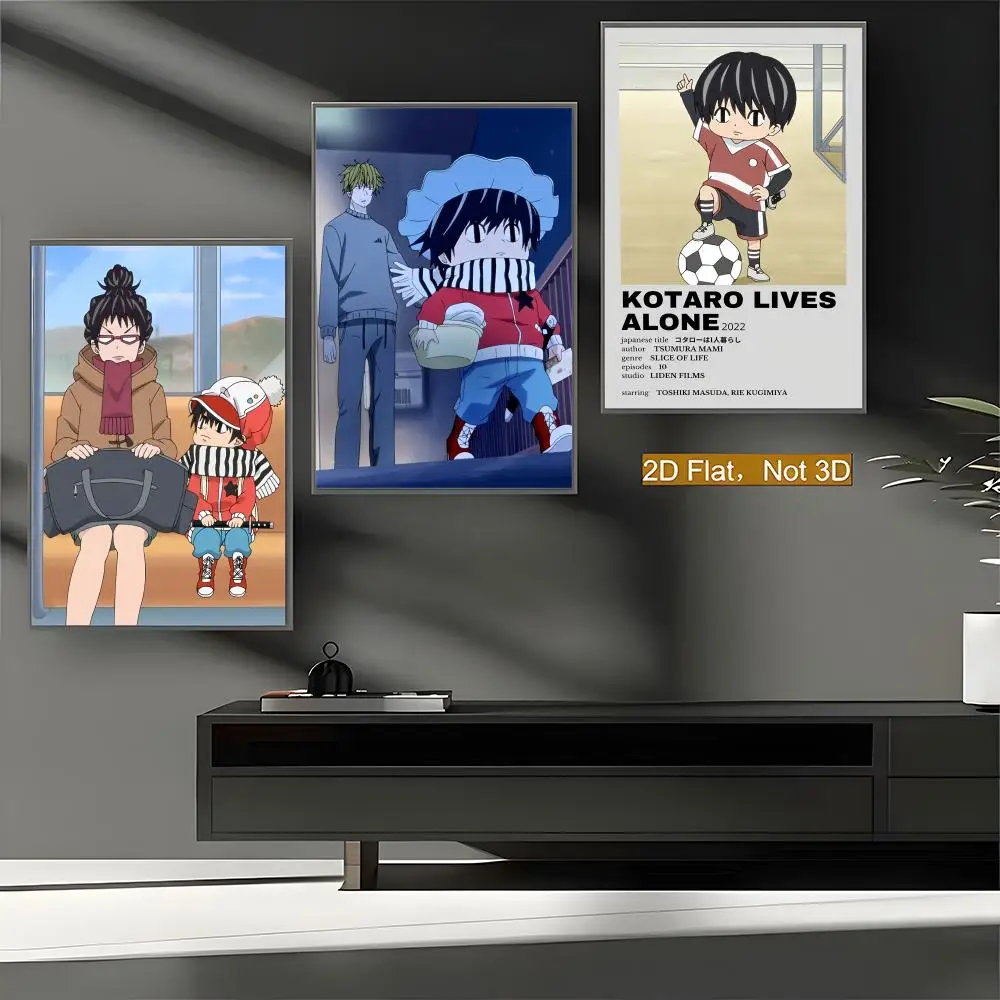 K-Kotaro Lives Alone Poster Premium PP Wall Decal - Peel & Stick, HD Print, Waterproof Home Decor