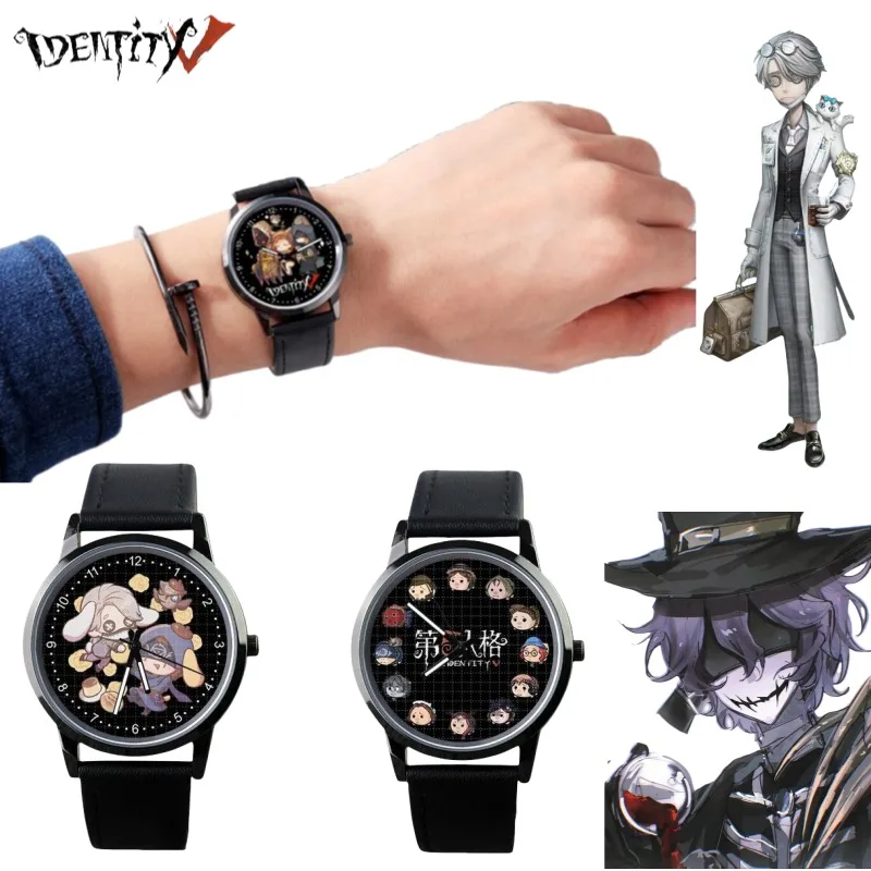 Identity V Eli Clark Jack embalsamador Esopo Carl periféricos de juego creativo estampado de dibujos animados cuarzo decoración de alto valor reloj regalos