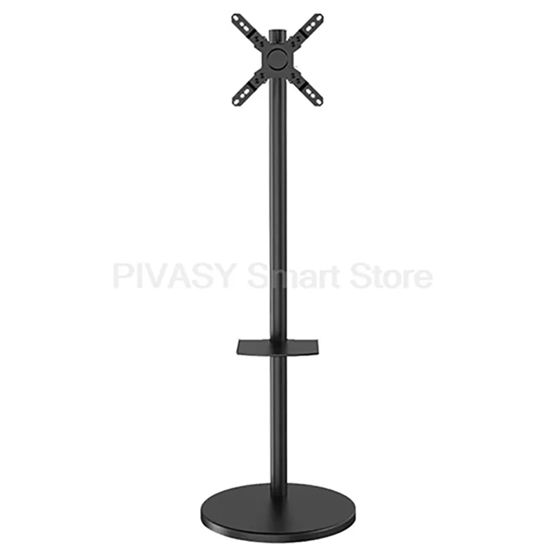 

14-40 Inch Floor Monitor Stand Height Adjustable Computer Stand Multi-Angle Rotation Sturdy Durable Easy Installation Universal