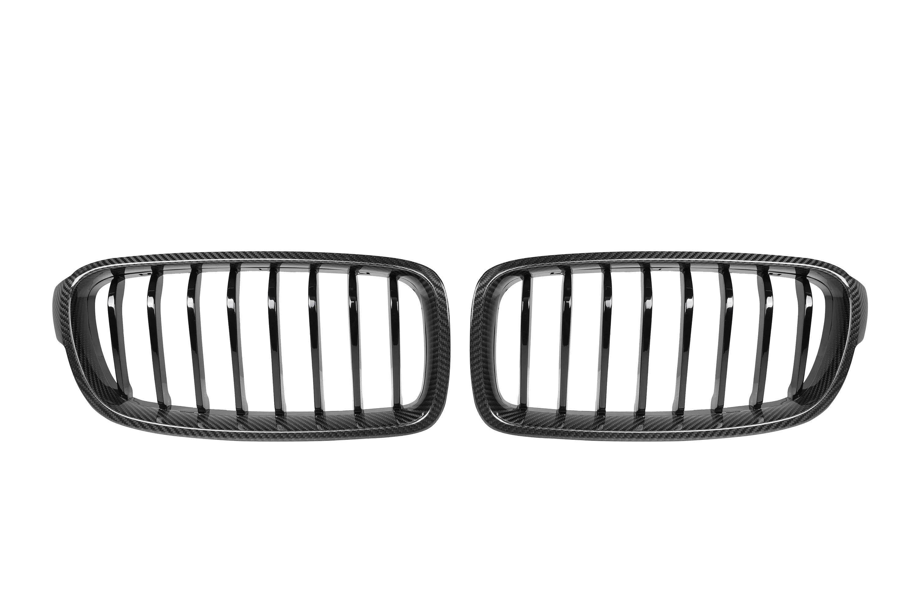 12-18 High quality dry carbon fiber 3 series front grill single slat for BMW 3 series  F30 F31 F35 car grills