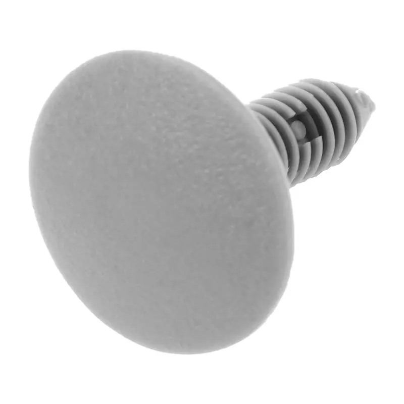 Promotie! 20 Stuks Grijs Plastic Auto Trim Clips Rivet Fastener 6Mm Gat 26Mm Hoofd