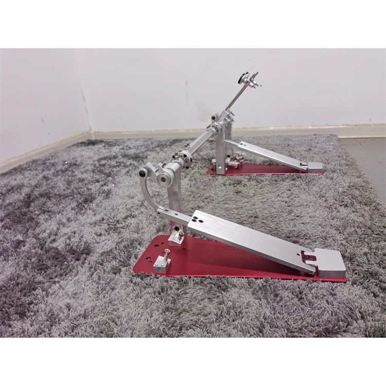 High Grade CNC Smooth Durable Quiet Good Handling Direct Drive Double Bass Drum Pedal with Hard case
