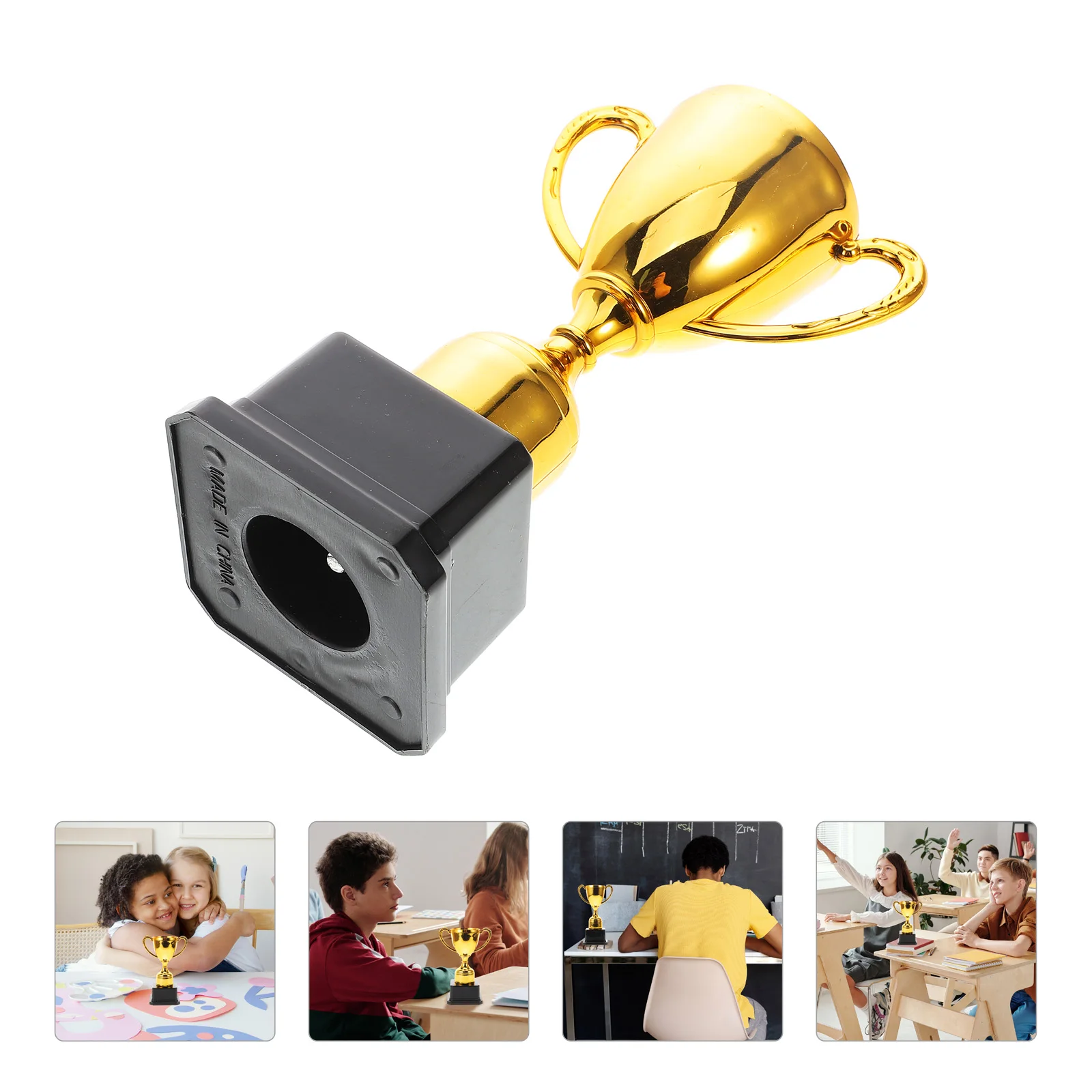 

1 pc Plastic Mini Trophy s Reward Prizes Favors Classroom Awards Sports Banquet Decor Durable Long Term