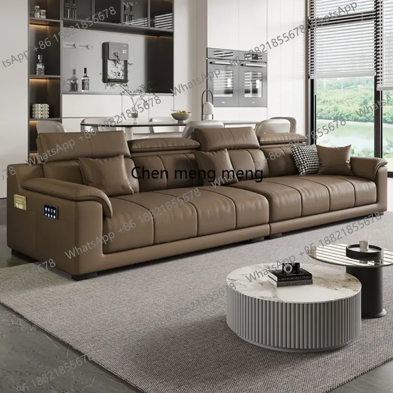 

Black Luxury Living Room Sofas Leather Italian Recliner Big Lazy Sofas Lounges Armchair Nordic Divani Soggiorno Home Furniture
