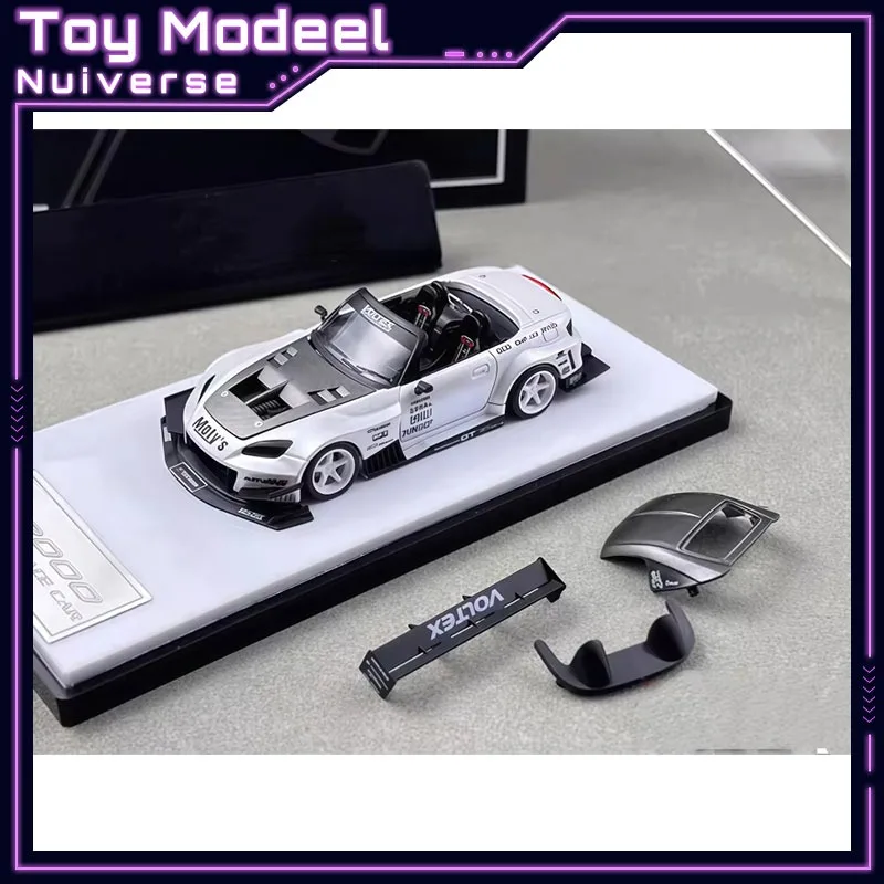 

Micro Turbo Honda S2000 Race Car Voltex 1:64 Scale High Detailed Alloy Simulation Car Model Classic Collectible Toy Perfect Gift