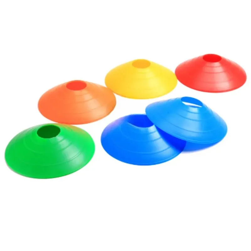 Piastra con logo per ostacoli per allenamento di calcio Dischi per marcatura di ostacoli Segnaletica per marcatura Blocchi stradali Forniture per allenamento di calcio