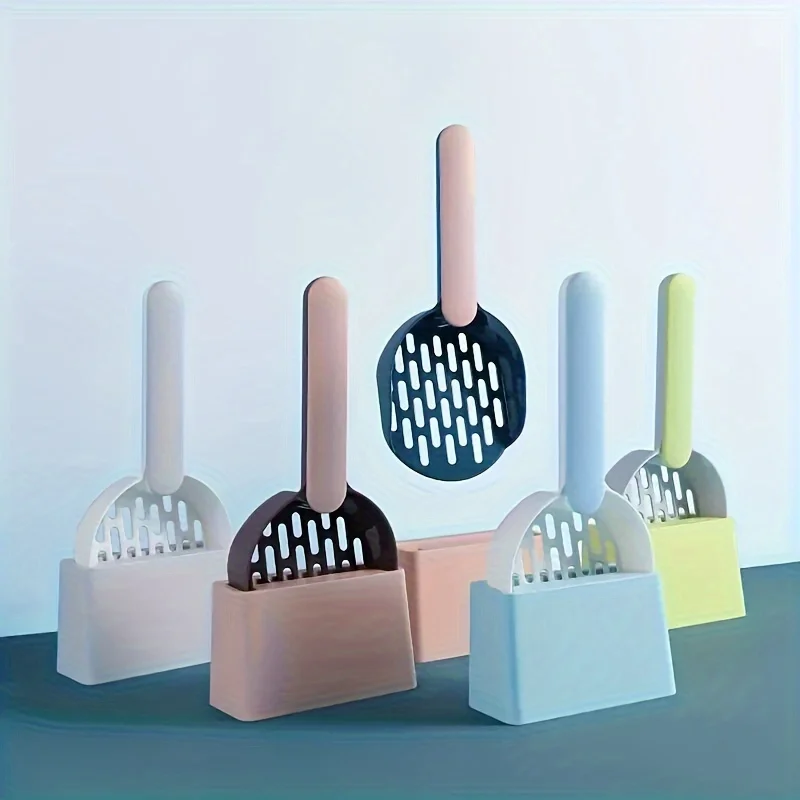 Katzenstreuschaufel-Set, große Schaufel für Katzenstreu, kleine Katzenreinigung, Haustierschaufel, Toilettenreinigungsset, Katzenzubehör, Katzenbox
