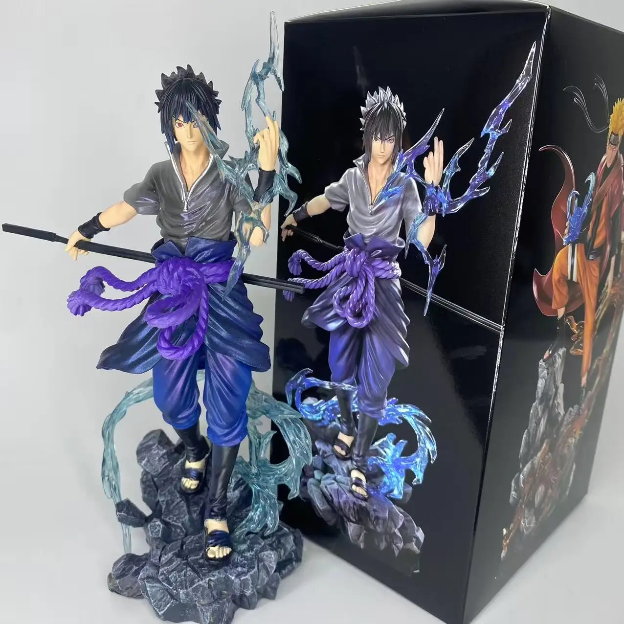 

25cm New NARUTO Anime Figure Uchiha Sasuke Peripheral PVC Model Scene Scene Statue Desktop Decorate Ornaments Festival Gifts Toy
