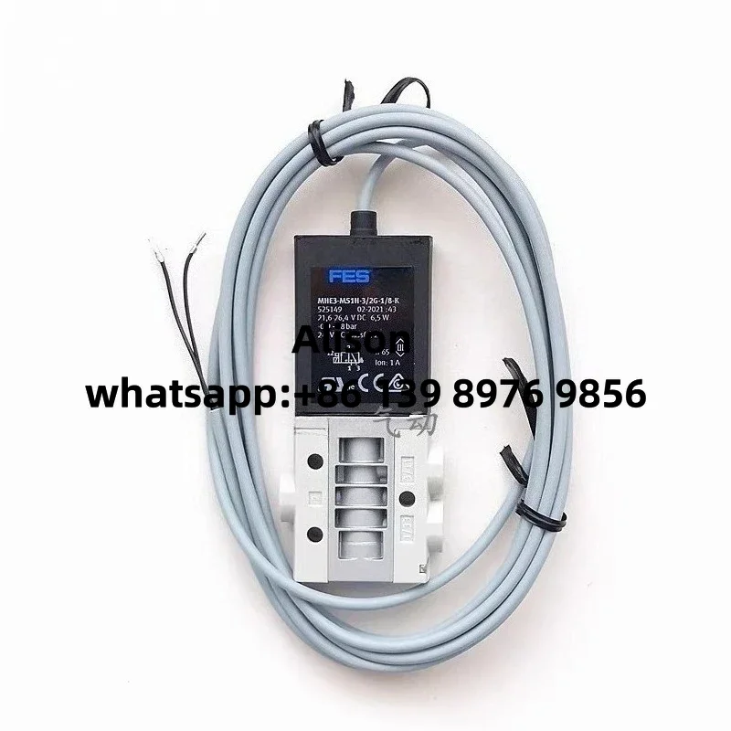 

Электромагнитный клапан 525166 MHE3-M1H-3/2O-1/8 525146 MHE3-M1H-3/2G-1/8 525170 MHE3-M1H-3/2O-QS-6 525150 MHE3-M1H-3/2G-QS-6