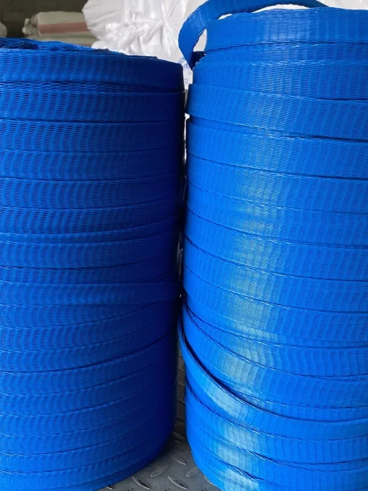 

1kg Blue Plastic Mesh Sleeve Metal Protective Net High Elasticity Wear Resistant Shockproof Tensile Resistance Packaging Network