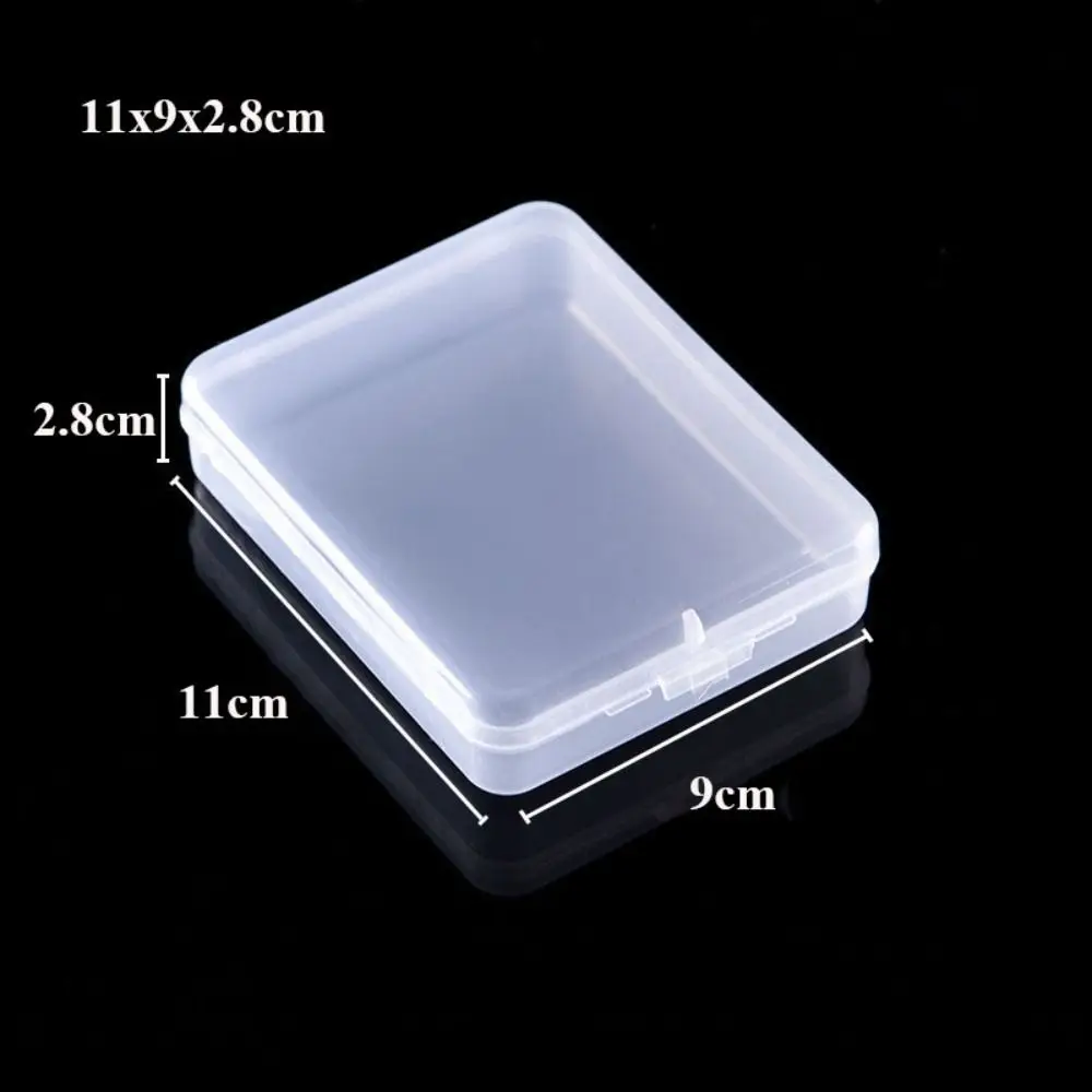 Hot Square Storage Box Plastic Transparent Jewelry Beads Container Durable Sundries Organizer Power Tools Holder