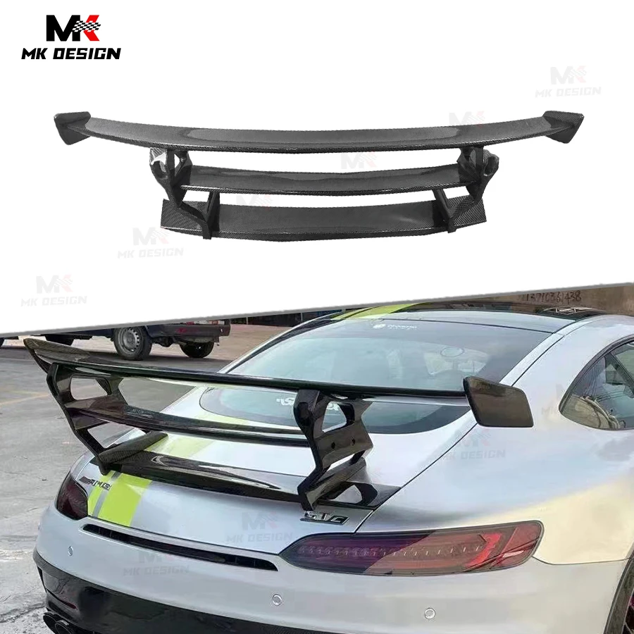

Carbon Fiber BS Style Rear Wing for For Mercedes Benz AMG GT GTR GTS 2015-2021 Rear Trunk Spoiler Wing Car Accessories