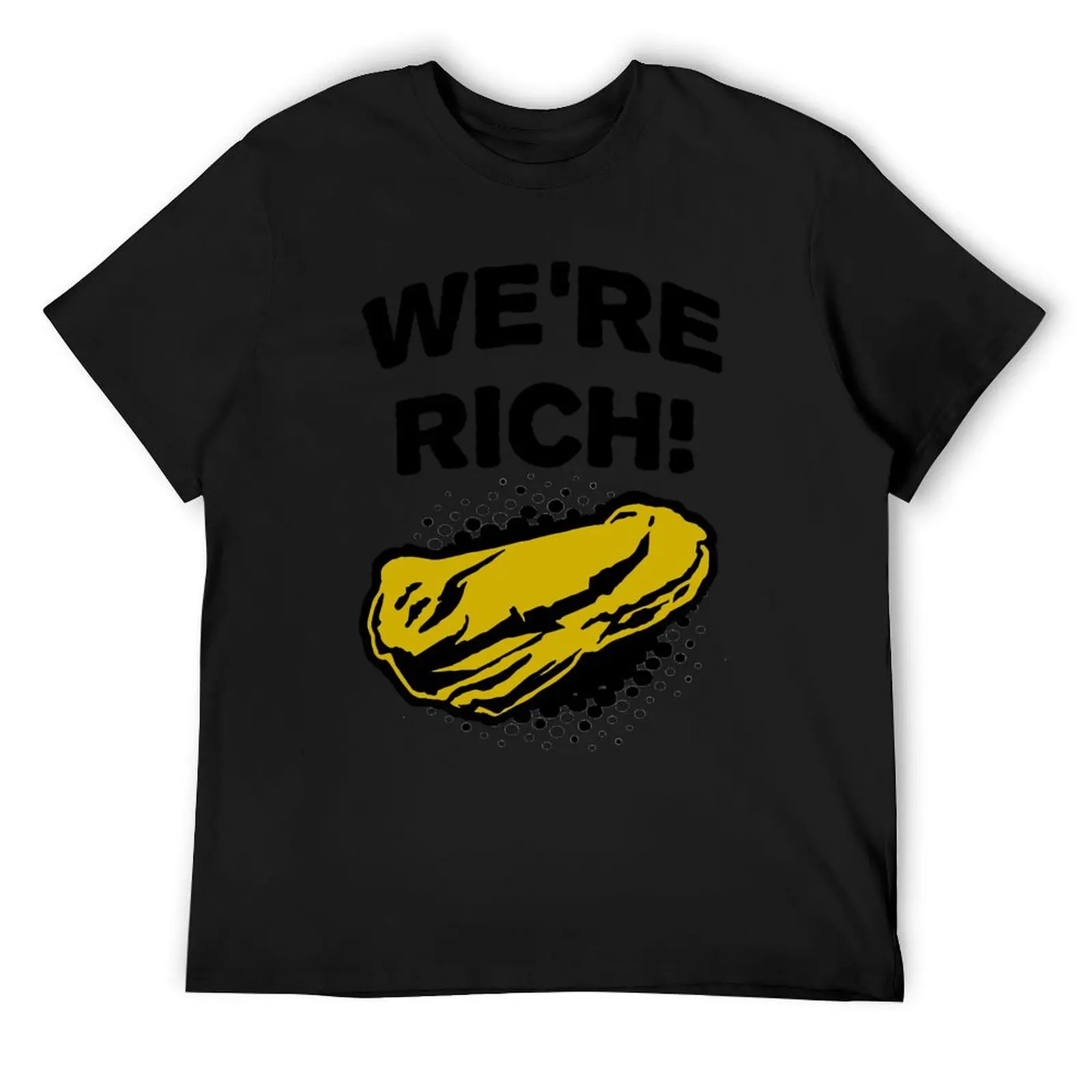 DEEP ROCK GALACTIC We're Rich Camiseta clásica con estampado animal para niños, camisetas gráficas, camisetas de diseñador, camisa de entrenamiento para hombres