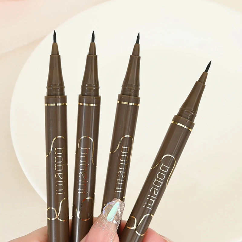 4 Colors Waterproof Liquid Eyeliner Easy To Color Sweat-proof Eyeliner Pen 0.05mm Ultra Thin Head Eye Makeup Cosmetics Beauty