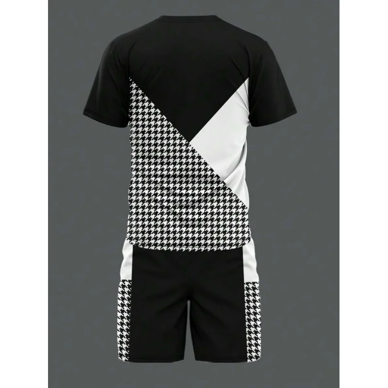 Y2k Clothes Man Clothing Top and Bottom Clothing Set Men Men's Shorts Trendy Two Piece Set Tracksuit for Man Short Sets Summer