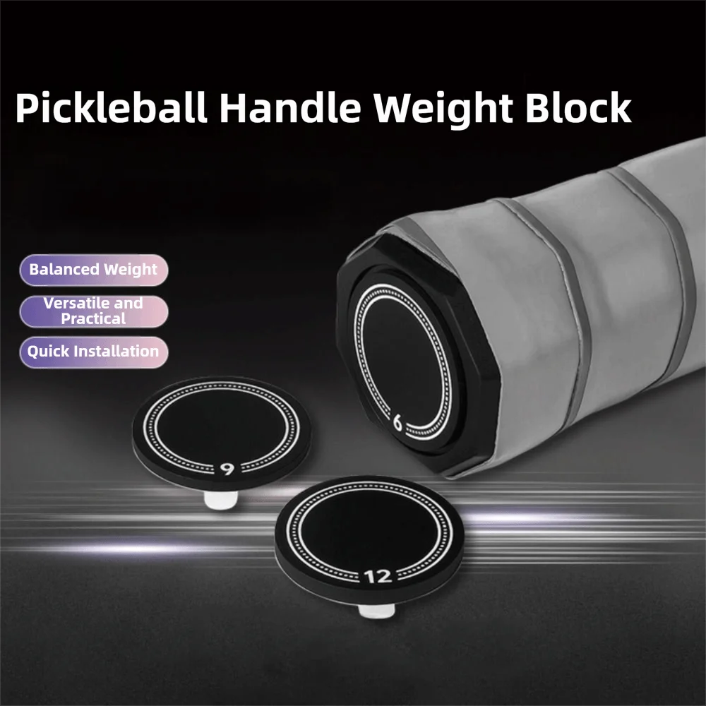 Adjustable Pickleball Paddle Handle Weight Enhance Rotation Swing Stability 28 mm Balance Weight Kit Increase Strength