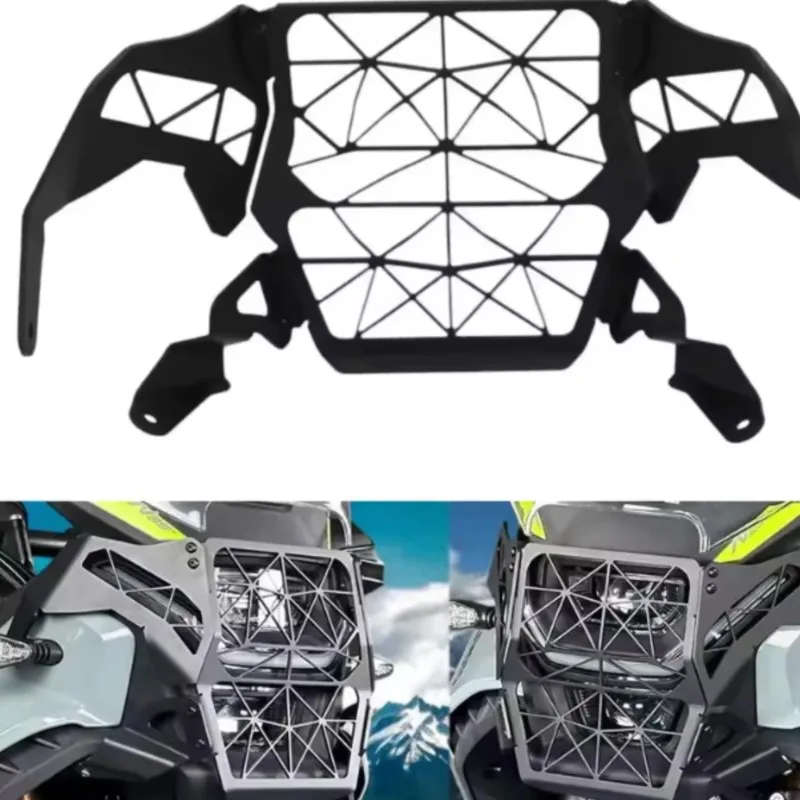 2026 450MT Motorcycle Headlight Grilles Guard Protector For CFMOTO 450 MT IBEX450 2024 2025 Headlamp Front Light Cover Prptector