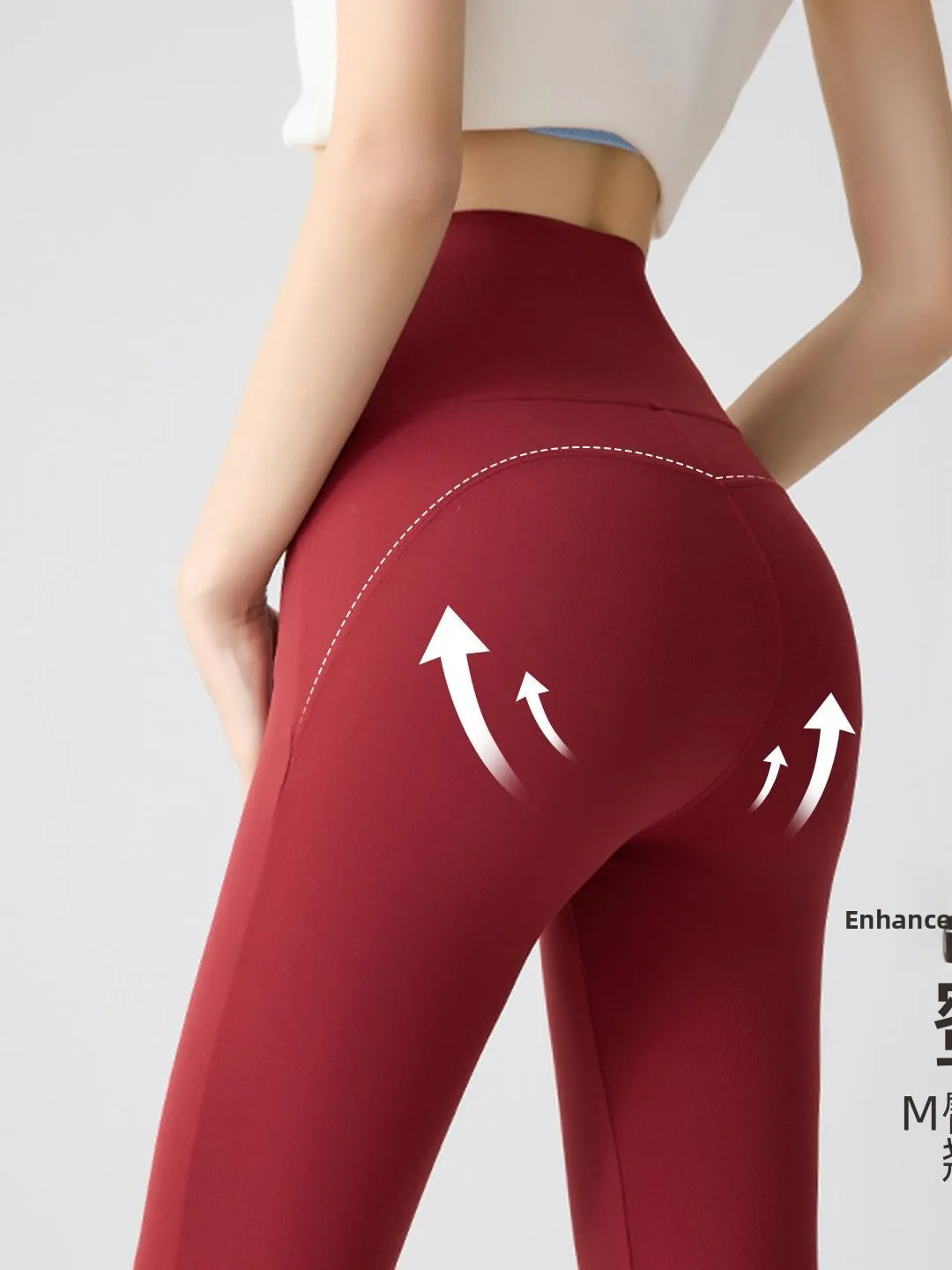 กางเกงโยคะทรงสลิมฟิตสำหรับฤดูร้อน เอวสูง กระชับหน้าท้อง ผ้าบาง สำหรับผู้หญิง ช่วยให้ดูผอมลง สีขาว ทรงขาบาน ขายาว