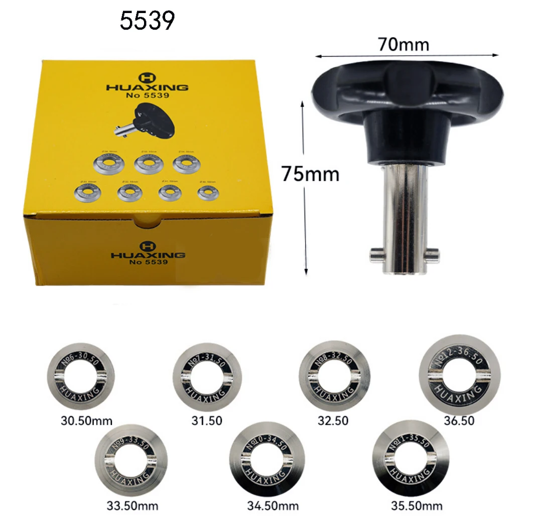 5539 huaxing Watch Gear Wheel Cover Opener Case Remove Tool for RLX Watch Repair Tool 36.5mm Mould Steering Open Tools