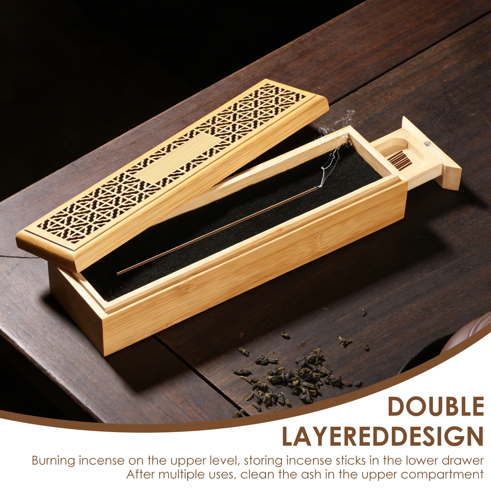 Double-layer Incense Holder Bu - огляд і ціна Home Fragrance Incense Sticks
