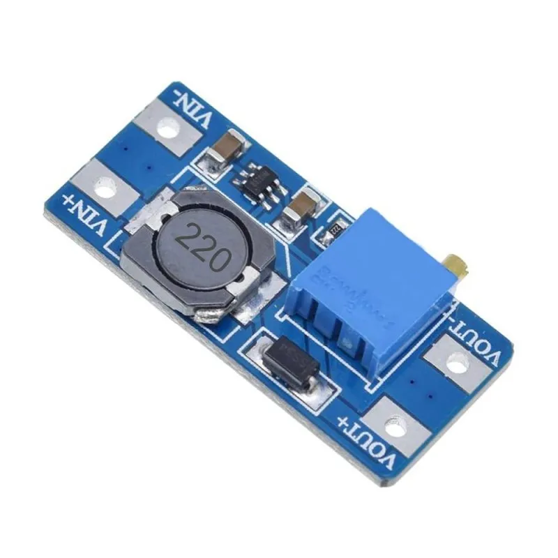 Module Boost réglable MT3608 DC-DC, plaque Boost 2A, Module élévateur avec MICRO USB 2V-24V à 5V 9V 12V 28V, 1 pièce/5 pièces
