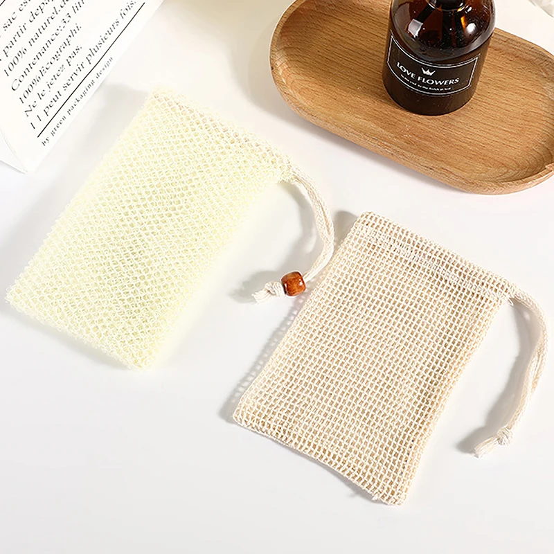 Simple Soap Foaming Net Home Bathroom Bath Shower Cleanser Liquid Face Wash Mesh Bag Drawstring Bag Portable Pouch Bubble Former