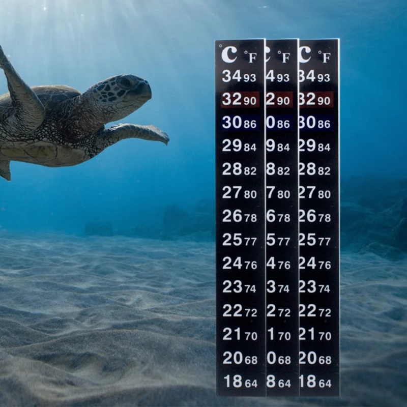 Brewing Thermometer Strip Adhesive Strip Thermometer Aquarium Thermometer Sticker Thermometer Sticker Square & Round