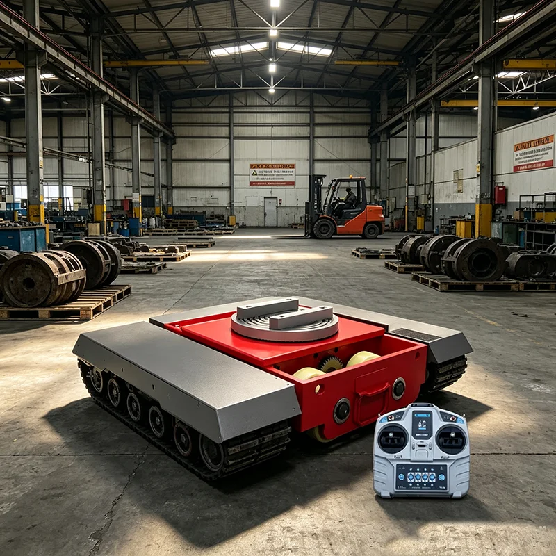 High Efficiency Wireless Remote Electric Load Moving Skate Tank Industrial Load Carrier