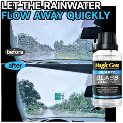 Magic Gem C98 Waterproof coating for car glass Waterproofing agent for windscreen mirrors QUARTZ GLASS COATING