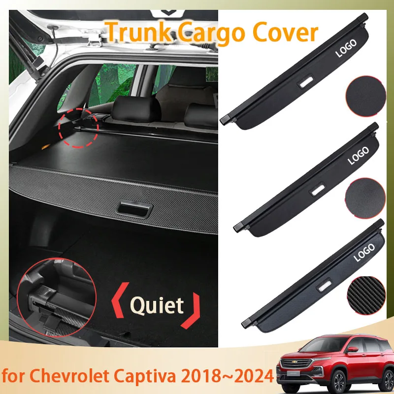 

Trunk Curtain Mat for Holden Chevrolet Captiva Wuling Almaz 2018~2024 2023 2022 Accessorie Rear Curtain Retractable Anti-peeping