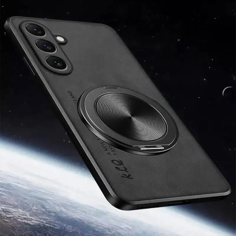 حافظة فوندا لهاتف سامسونج جالاكسي s25 edge S26 plus Ultra s25FE بإطار ناعم من الجلد مغناطيسي خلفي لهاتف سامسونج جالاكسي s25 FE