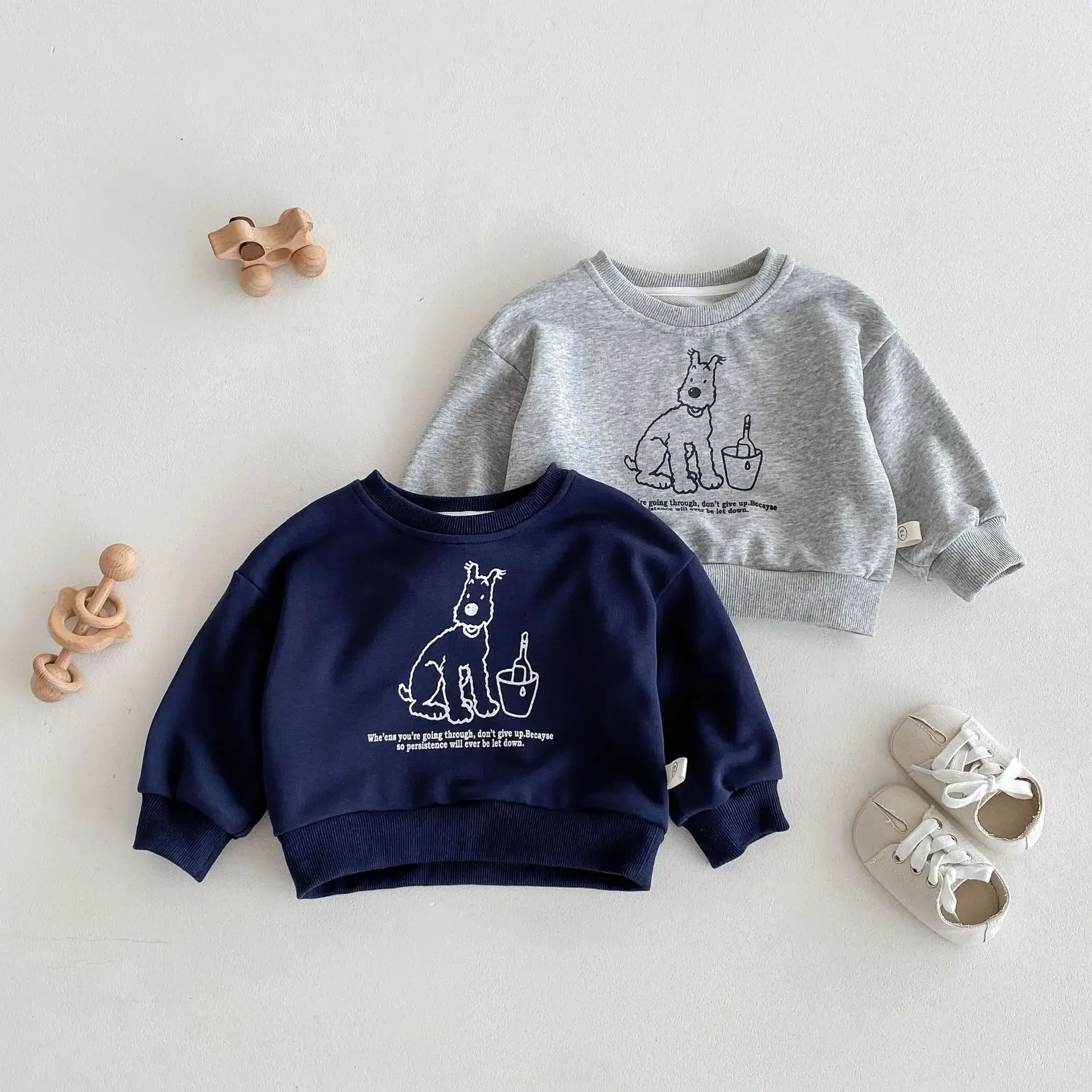 

Cartoon sweatershirt for boys clothes 0-5 years old kids t-shirt autumn Korean fashion bottoming shirt