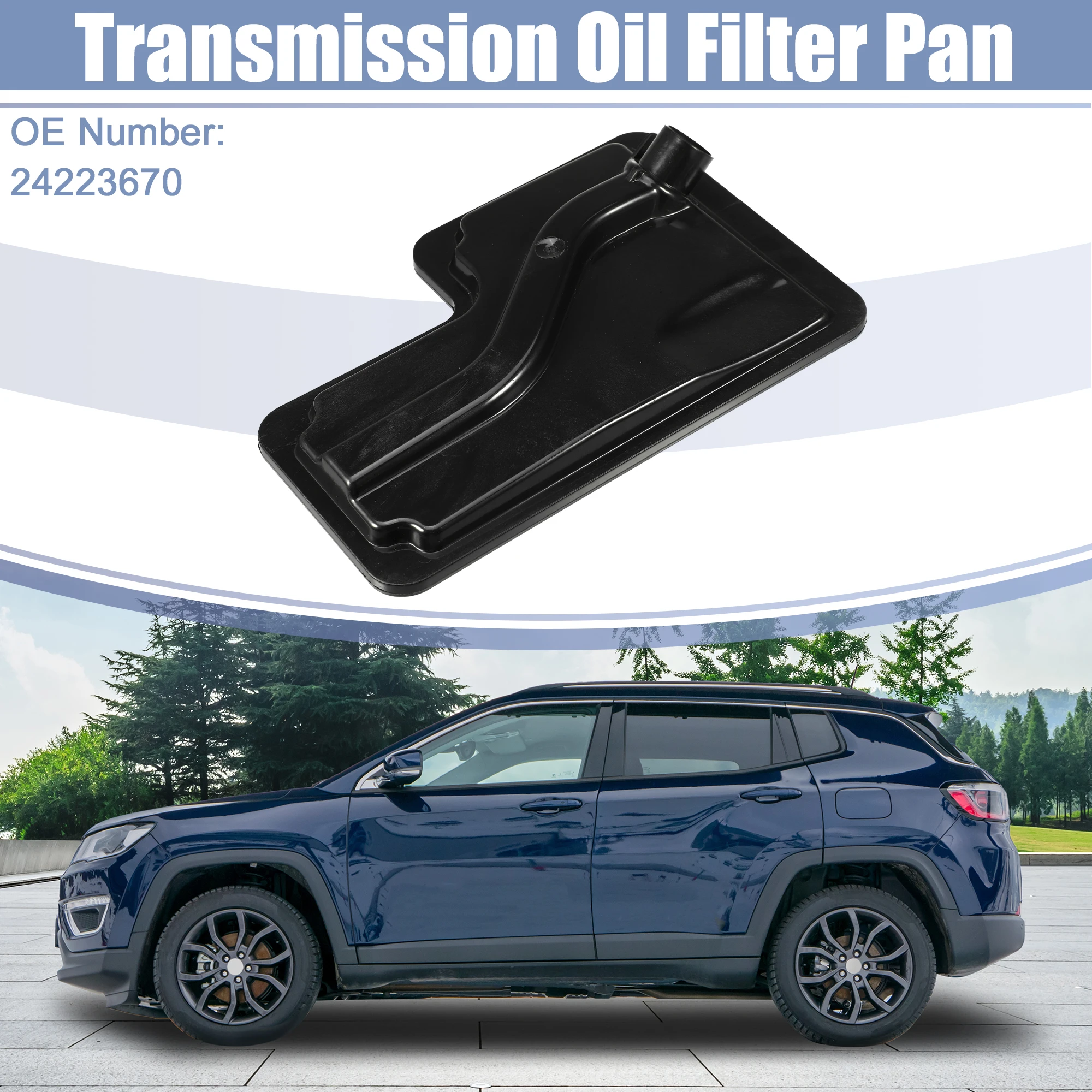 

X Autohaux No.24223670 Car Transmission Oil Fluid Filter Pan for Ford Explorer 2011-2019 for Lincoln MKS 2009-2016 24223670