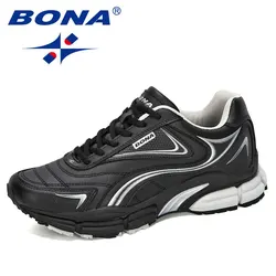 BONA 2023 New Designers Athletic Shoe Men Casual Sneakers High Quality Light Breathable Sport Man Footwear Popular Running Shoes