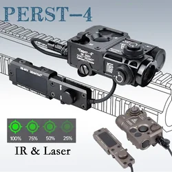 Tactical Metal Zenitc Perst4 Green IR Laser Adjusting Strength Power Zeroing AR15 M16 Brightness Adjustable Weapon Light Hunting