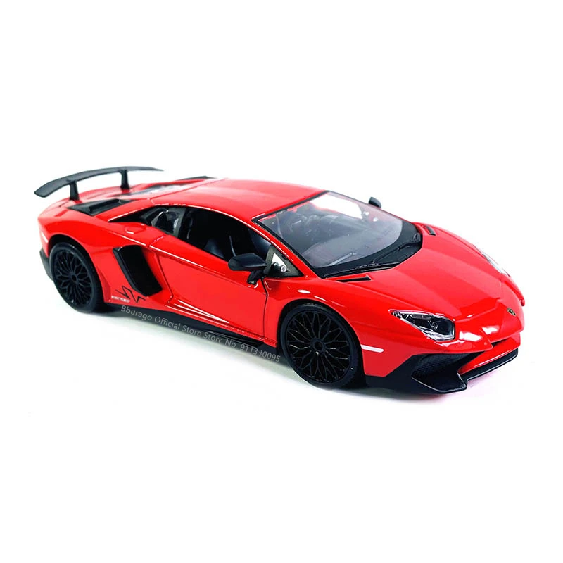 Bburago 1:24 Scale Lamborghini Avebtador SV Coupe LP750  Alloy Luxury Vehicle Diecast Cars Model Toy Collection Gift