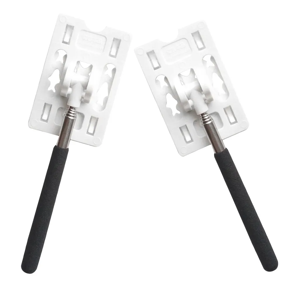 

2Pcs Parking Rod Car Toll Pass Holder Telescopic Card Holder Retractable Payment Sign Car Supplies Parking Garage Aid